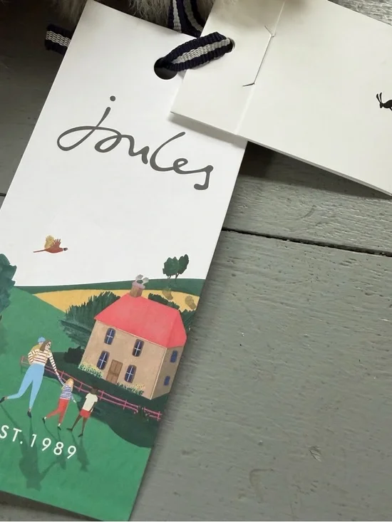 NWT Joules Luxe Slip On Sausage Dog Slippers S 5/6 - Picture 7 of 8